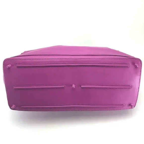 THOMAS WYLDE Large size Hand Bag Shoulder Bag Pink-Purple Leather - Picture 3 of 11